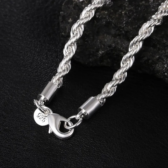 New 925 Silver Necklace and Bracelet - Picture 4 of 4